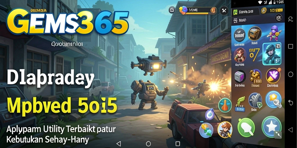 Tampilan antarmuka aplikasi GEMS365 yang modern dan intuitif.