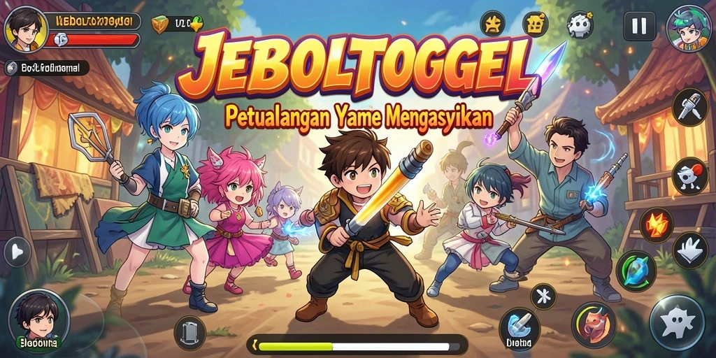 Gameplay seru dalam JEBOLTOGEL yang membawa nuansa anime.