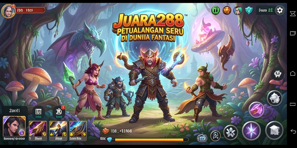 Gameplay JUARA288 yang penuh petualangan dan tantangan seru.