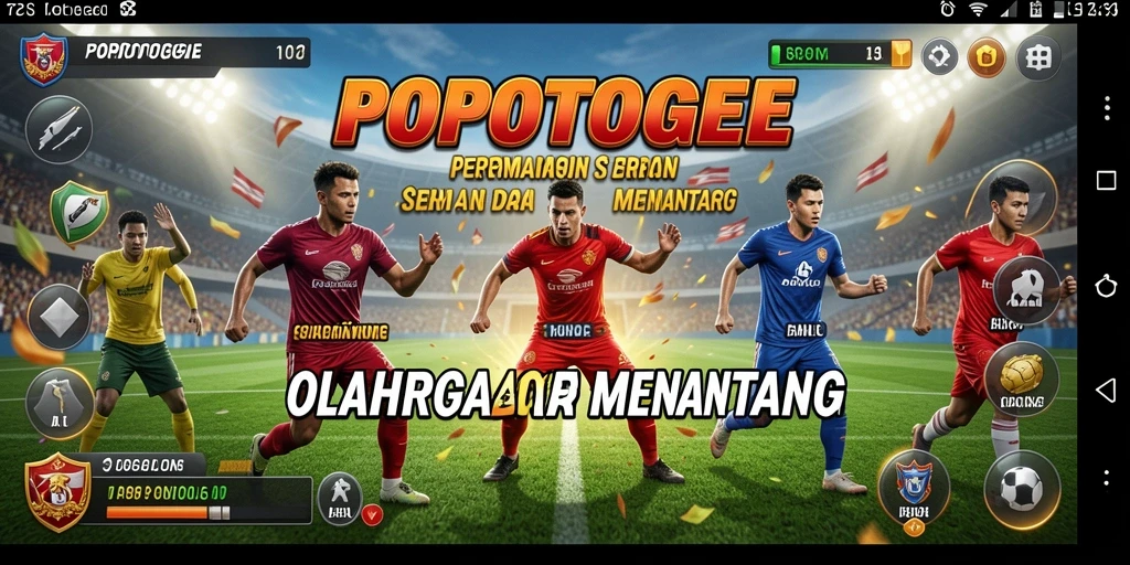 Tampilan gameplay seru dan kompetitif dari POPOTOGEL.