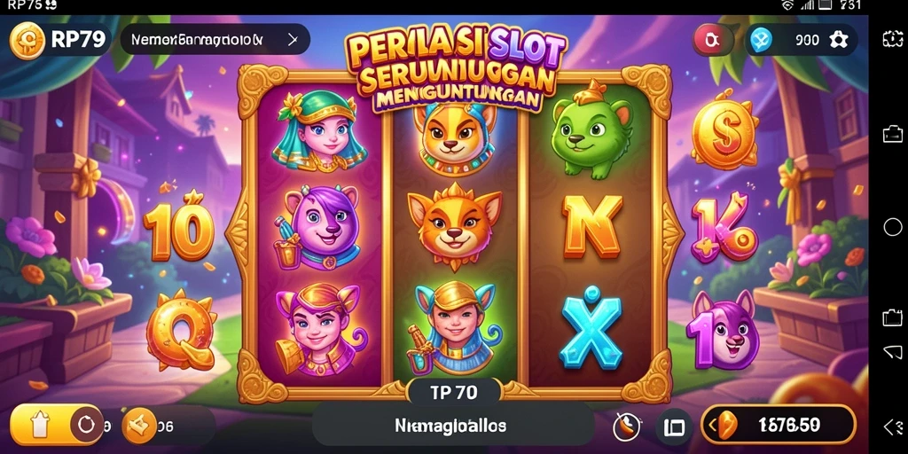 Tampilan menarik dari gameplay Slot RP79 yang seru.