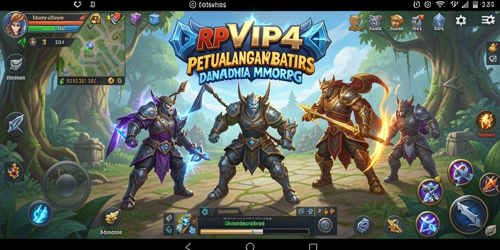 Tampilan gameplay MMORPG yang seru di RPVIP4.