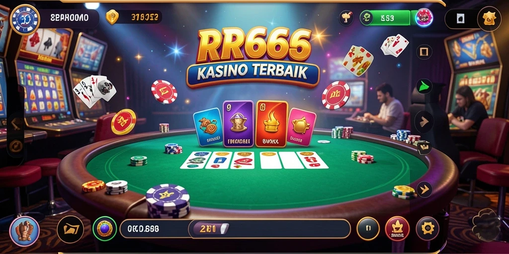Tampilan gameplay menarik dari permainan Kasino RR666.