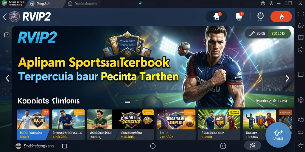 Screenshot gameplay Sportsbook RVIP2 yang mendebarkan.